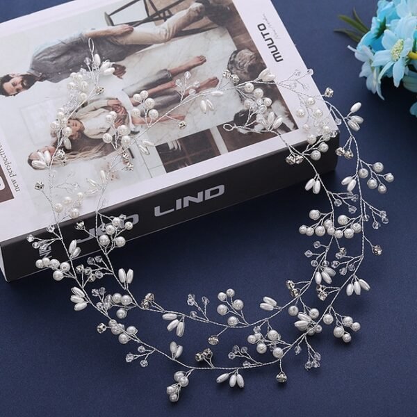 Wedding Hair Accessories Crystal Pearl Hair Accessories - Image 6