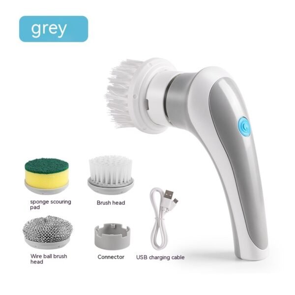 Electric Cleaning Brush 4 In 1 Spinning Scrubber Handheld Electric Cordless Cleaning Brush Portable - Image 10