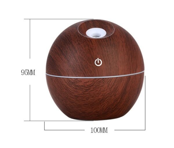 USB Aroma Essential Oil Ultrasonic Cold Steam Diffuser Air Humidifier Purifier 7 Color Change LED Night Light for Home Office - Image 6