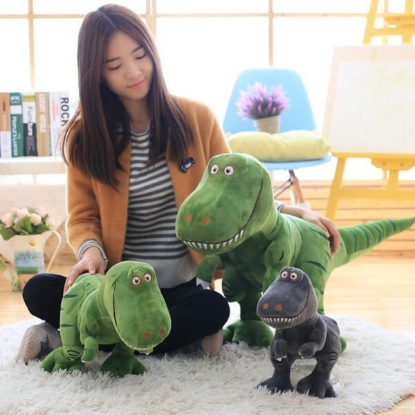 New Dinosaur Plush Toys Cartoon Tyrannosaurus Cute Stuffed Toy Dolls For Kids Children Birthday Gift - Image 3