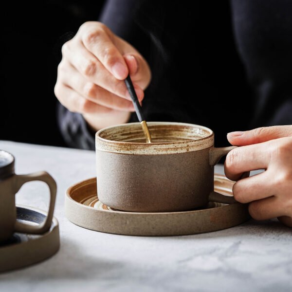 Stoneware coffee cup - Image 10