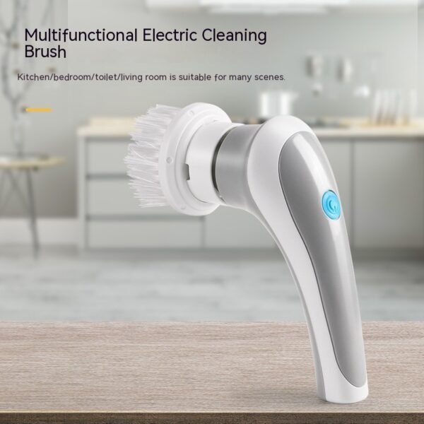 Electric Cleaning Brush 4 In 1 Spinning Scrubber Handheld Electric Cordless Cleaning Brush Portable - Image 5